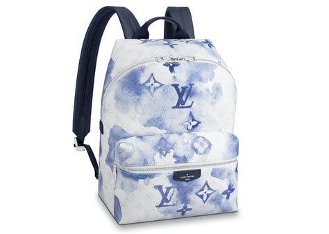 louis vuitton discovery backpack pm monogram watercolor blue